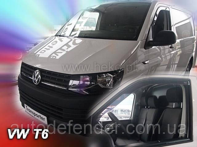 

Дефлекторы окон (вставные!) ветровики Volkswagen VW T6 2015-2022 2шт., HEKO, 31146