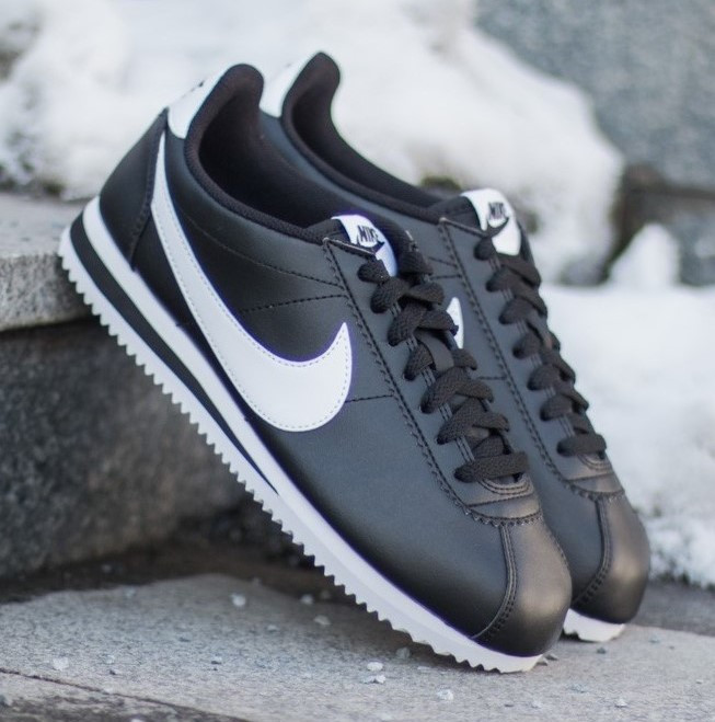 

Мужские кроссовки Nike Cortez Black White 1в1 как Оригинал! ТОП (ААА+)