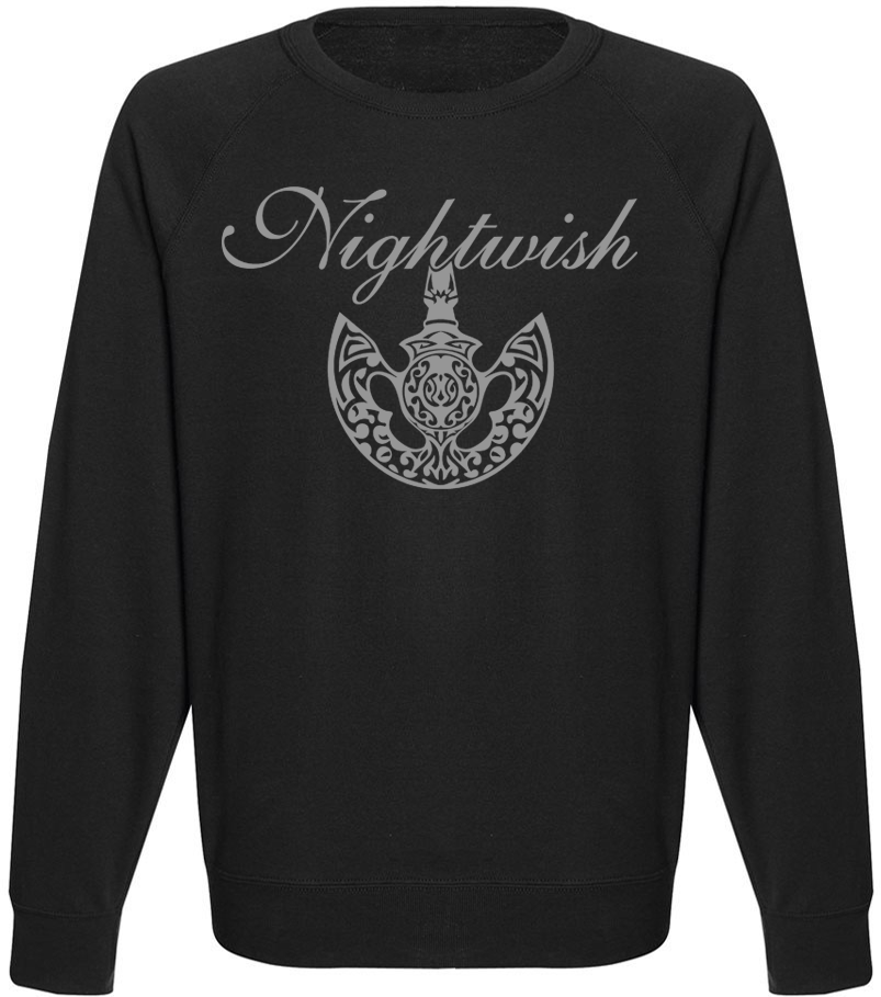 

Свитшот Nightwish - Logo + Axe (чёрный) M, Черный
