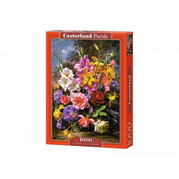 Пазлы Castorland 1000 Ваза с цветами С-103607