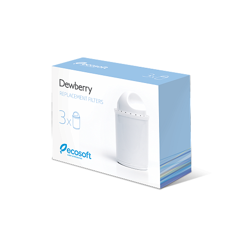 

Комплект змінних картриджів для фільтра-кувшина Dewberry 3 шт. (CRVK3DEWBECO)