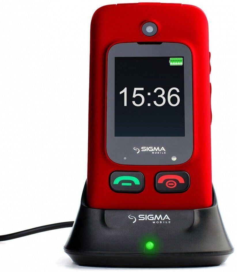 

Мобильный телефон Sigma mobile Comfort 50 Shell Duo Black-Red Гарантия 12 мес., Красный