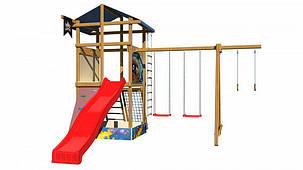 Дитячий спортивний дерев'яний майданчик SportBaby-10, розмір 3.15х 4 х 4.5 м, фото 2