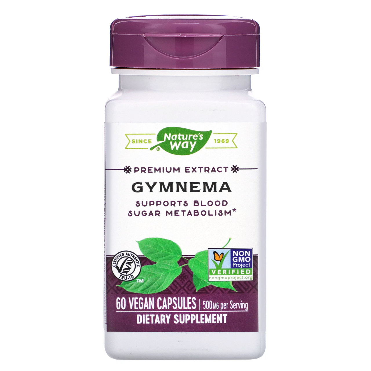 

Джимнема Nature's Way "Gymnema" 500 мг (60 капсул)