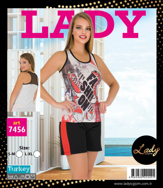 

Комплект для сна 7456 хлопок Lady Lingerie