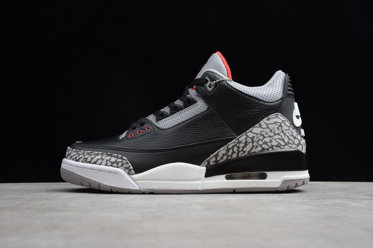 

Кроссовки мужские Air Jordan 3 / AJM-753 (Реплика), Черный