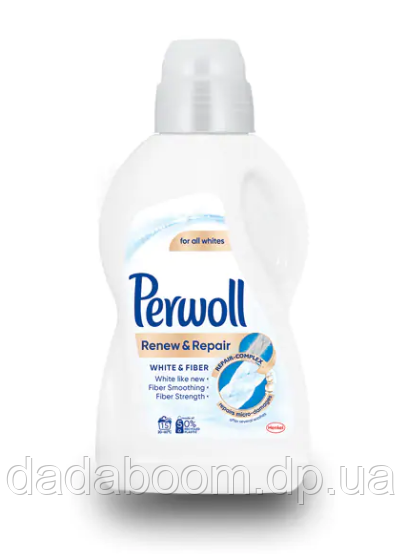 

Гель для стирки светлого белья Perwoll Renew&Pepair 900 мл (15 стирок)
