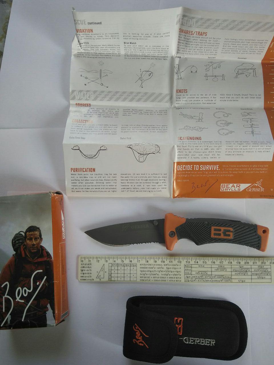 

Складной туристический нож Bear Grylls Ultimate Knife by Gerber