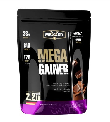 

Mega Gainer гейнер 1000 г (шоколад \клубника \ваниль)