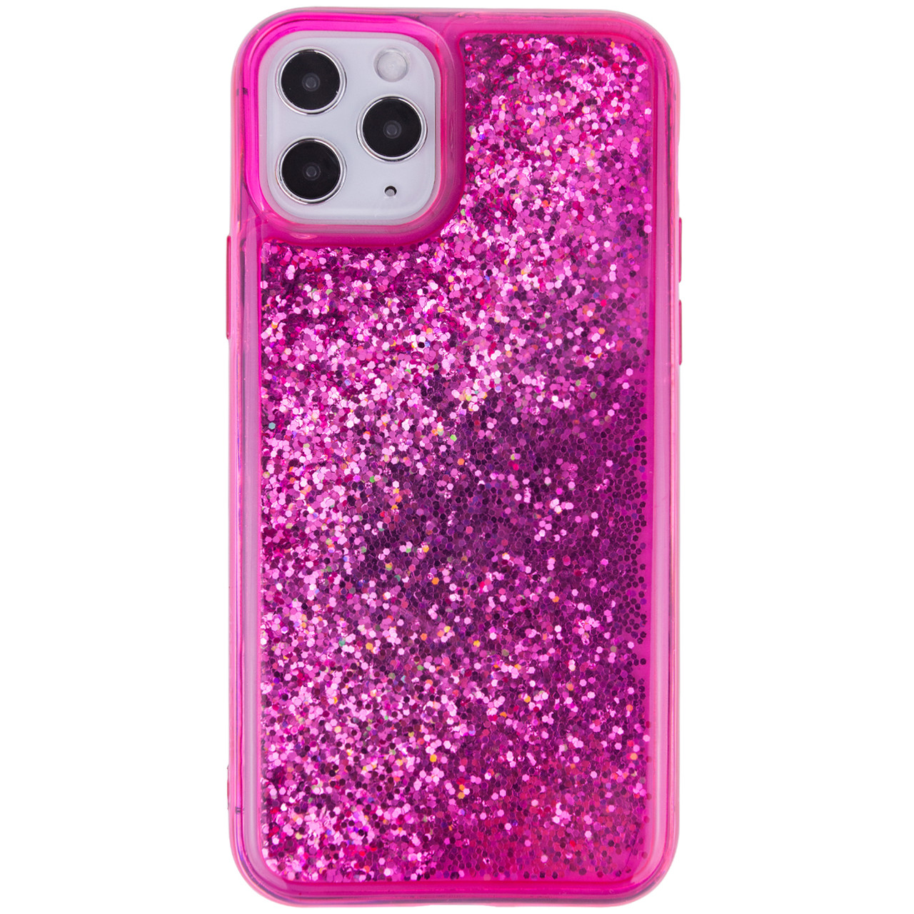 

TPU+PC чехол Sparkle (glitter) для Apple iPhone 11 Pro (5.8"), Малиновый