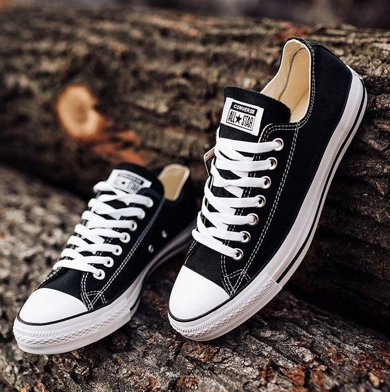 

Мужские и женские кеды Converse All Star Black White ORIGINAL низкие (ААА+) 39, Черно-белый