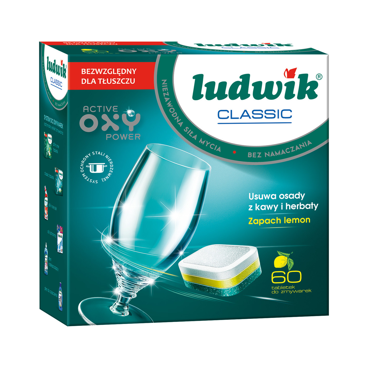 

Таблетки для посудомоечных машин Ludwik Classic 60 шт