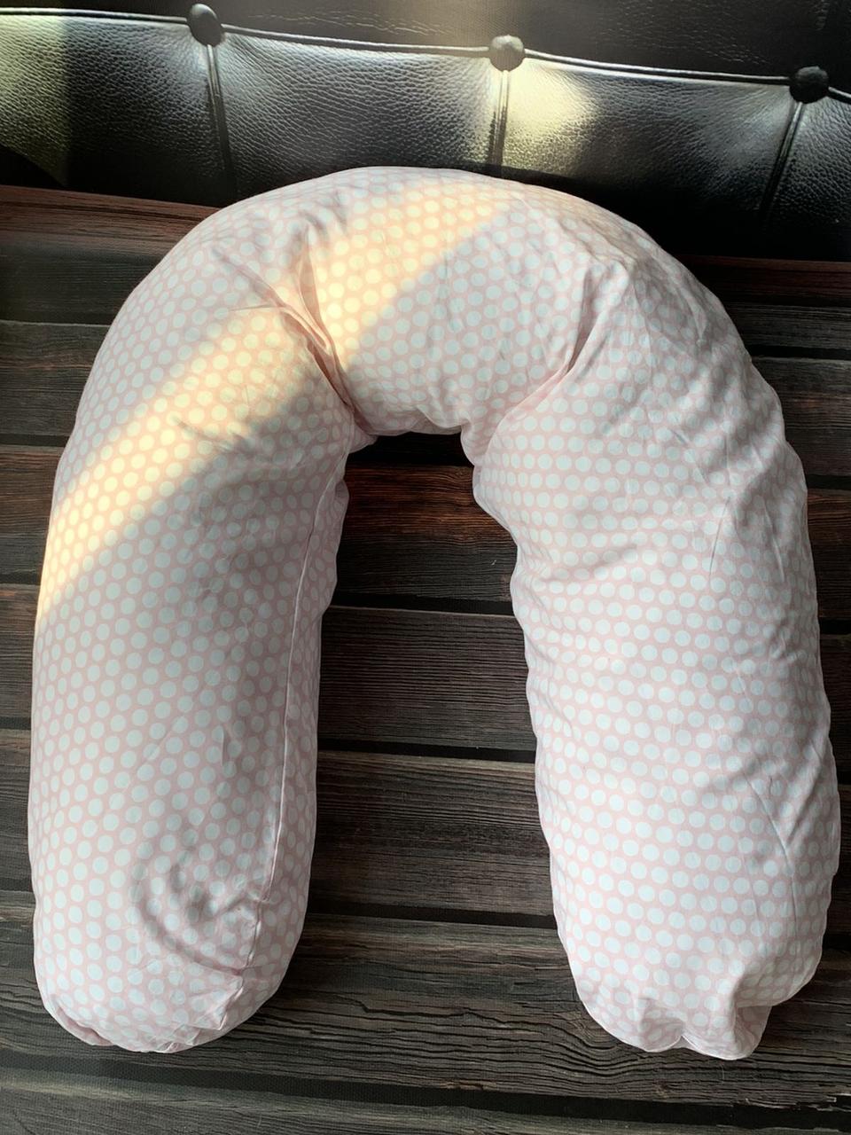 Хлопковая  подушка RIO для  беременных и кормления ( силиконовая ) тм Нет в наличии