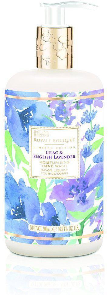 Жидкое мыло для рук увлажняющее серии люкс Baylis&Harding Королевский букет лилий и английской лаванды, 500мл