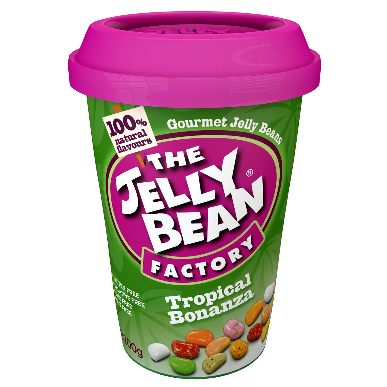 Желейно-мармеладні боби The Jelly Bean Factory Tropical bonanza, 200 г