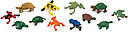 Игровые фигурки Лягушки и Черепахи Safari Ltd, набор 12шт., фото 3