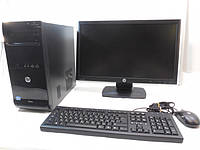Б/У игровой компьютер, Intel Core i3 2100, 4 Гб ОЗУ DDR3, HDD 250 Гб, видео 1 Гб, монитор 22", фото 1