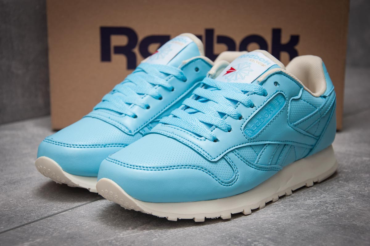 

Кроссовки женские 12832, Reebok Classic, голубые, < 41 > р. 41-26,8см.