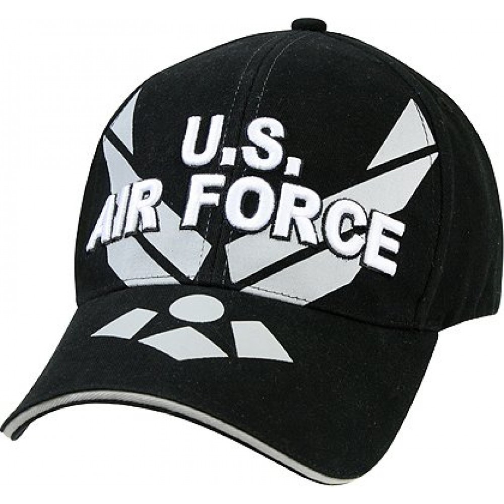 

Бейсболка Rothco air force cap, Черный