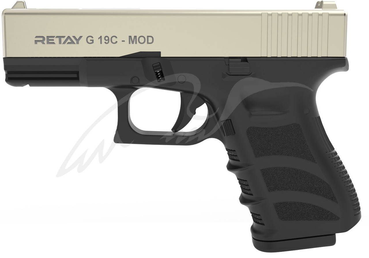 

Пистолет стартовый Retay G 19C кал. 9 мм. Цвет - satin.