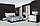 Кровать двоспальная Світ Меблів Бася Нова Олимпия (подъемное +каркас)160х200 черный глянец/белый глянец, фото 4