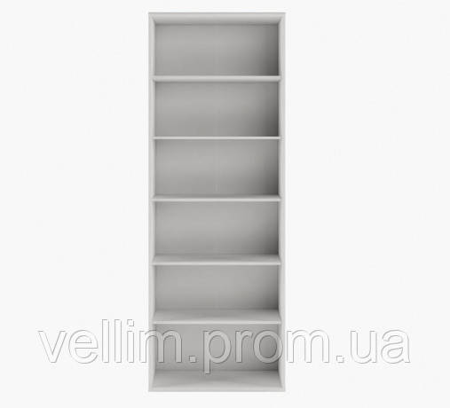 

Книжна шафа Gerbor Кабі REG 79/220 79×221×35 пепельний/антрацит