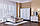 Тумба приліжкова Світ Меблів Тереза 55.4×59×44.1 ясен білий/худ.друк, фото 2