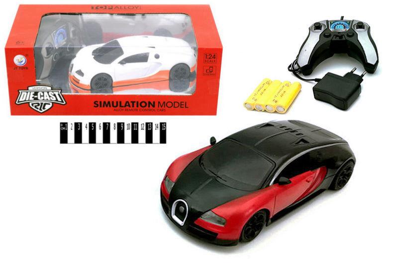 

Машина "Bugatti" металева на радіокеруванні, акумулятор, в коробці JT040 р.30*15,6*11,1 см