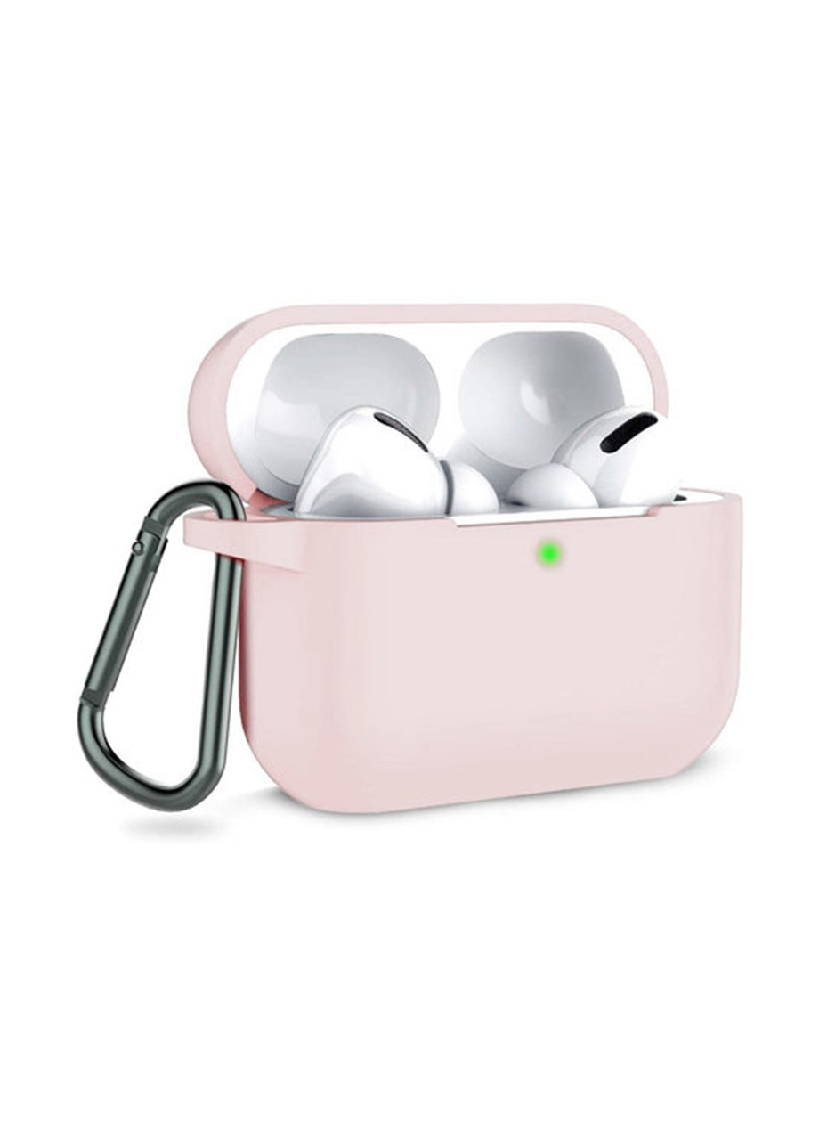 

Чехол ARM силиконовый с карабином для AirPods Pro Pink Sand, Розовый