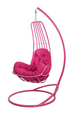 Підвісне крісло-кокон "Делі" рожеве, фото 2