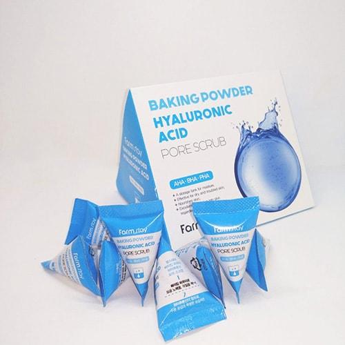 

Скраб для лица с гиалуроновой кислотой FarmStay Baking Powder Hyaluronic Acid Pore Scrub набор, 25шт