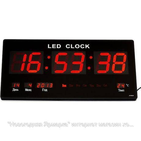 

Большие настенные электронные часы LED Digital Clock JH 4622 красные