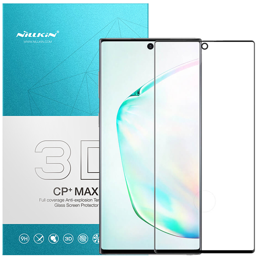 

Защитное стекло Nillkin (CP+ max 3D) для Samsung Galaxy Note 10, Черный