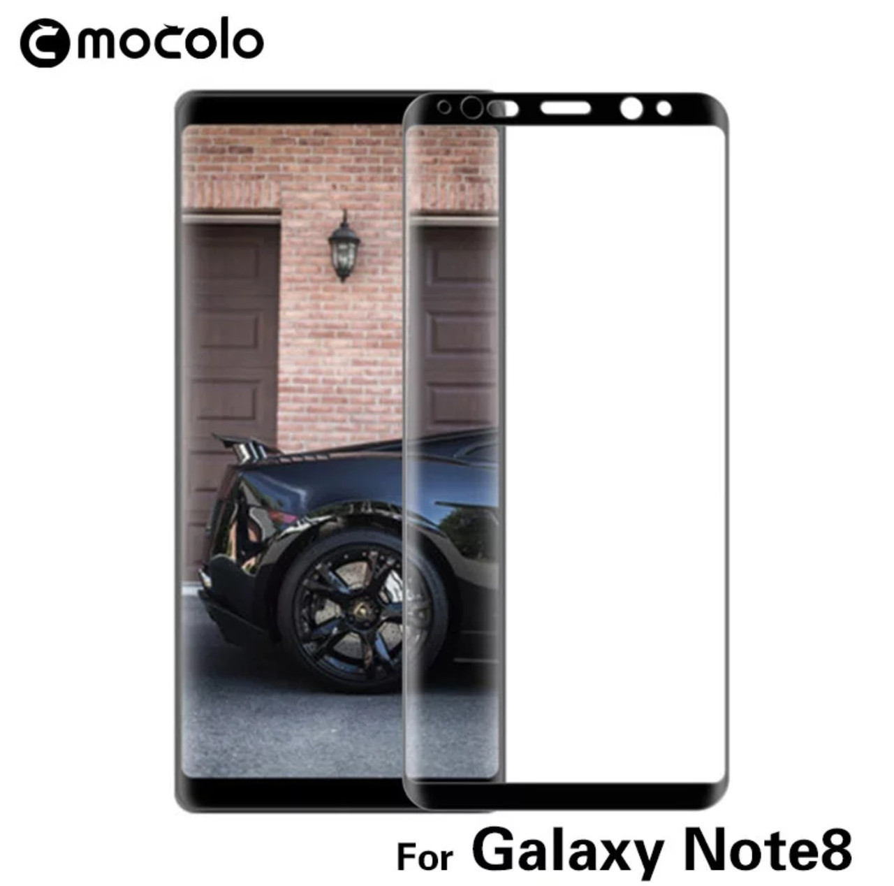 Стекло 3D/5D MOCOLO Glue (полный клей) для Samsung Galaxy Note 8