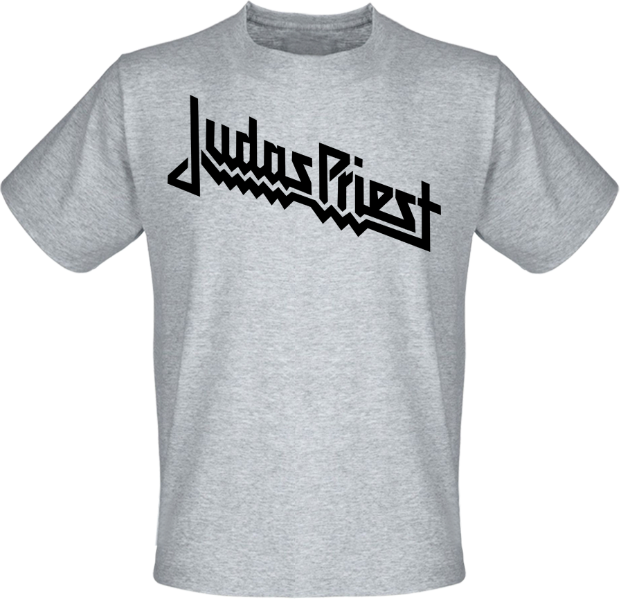 

Футболка Judas Priest - Black Logo (меланж) M