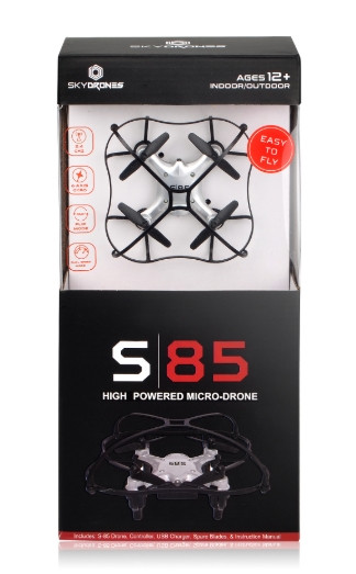 

Мини микро дрон квадрокоптер красного цвета Skydrones S85 High Powered Micro Drone США