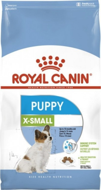 

Сухой корм Royal Canin Xsmall Puppy для щенков собак маленьких пород (3 кг)