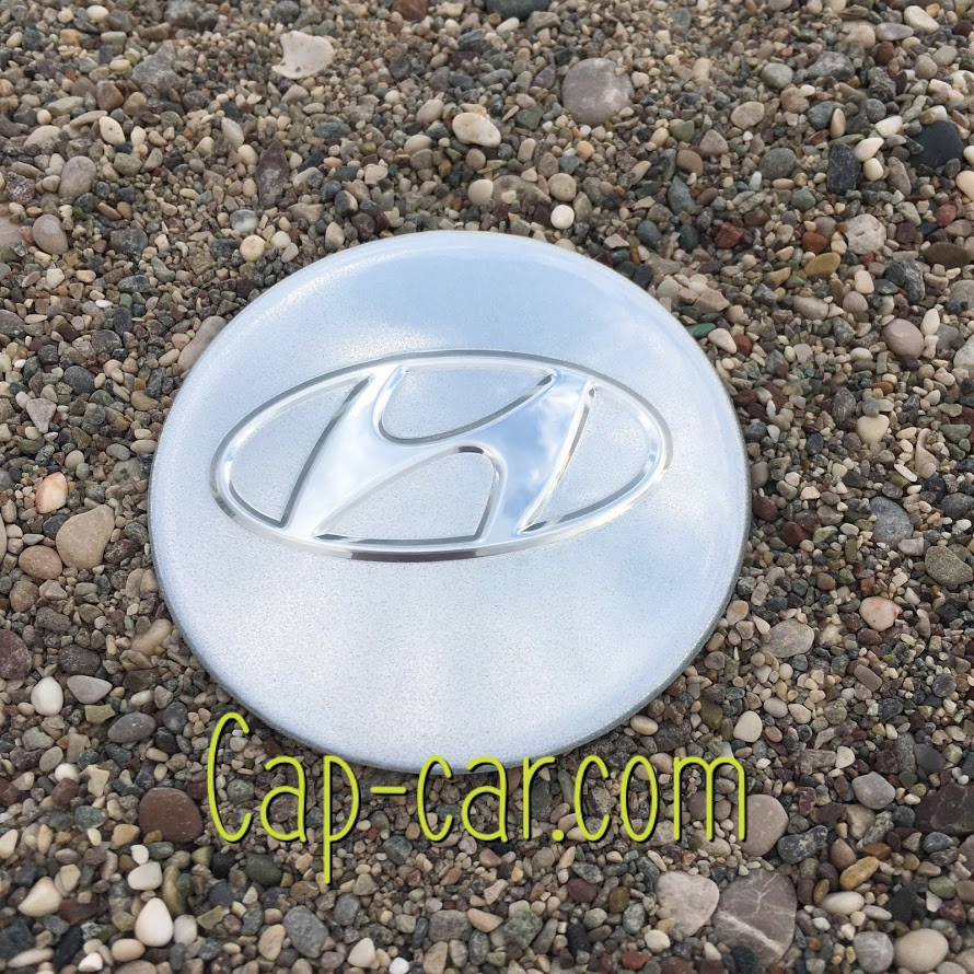 3D наклейки для дисков с эмблемой Hyundai (Хюндай) 65мм. Цена указана за комплект наклеек из 4-х штук.