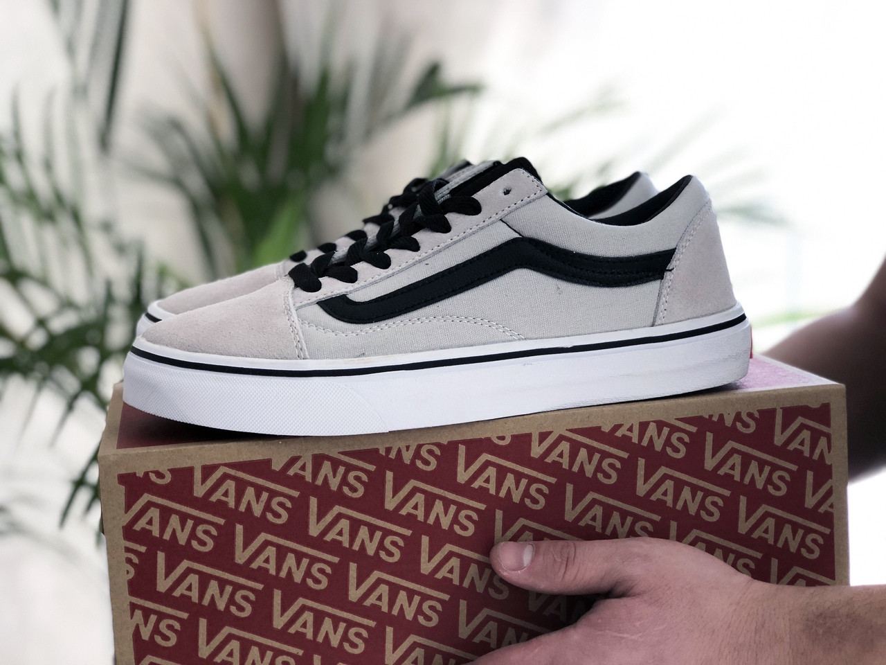 

Мужские кроссовки Vans светло серые / кроссовки мужские Ванс