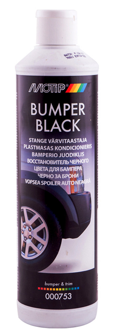 Купить Восстановитель черного цвета для бампера Motip Bumper Black  (упаковка 500мл) 000753BS, цена 323 грн — Prom.ua (ID#1154953463)