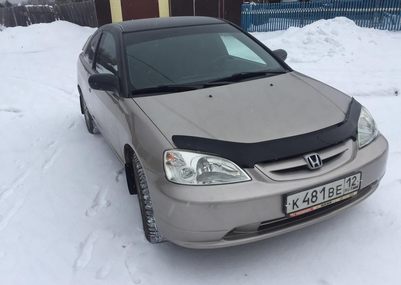 

Мухобойка, дефлектор капота HONDA Civic с 2001-2003 г.в.седан