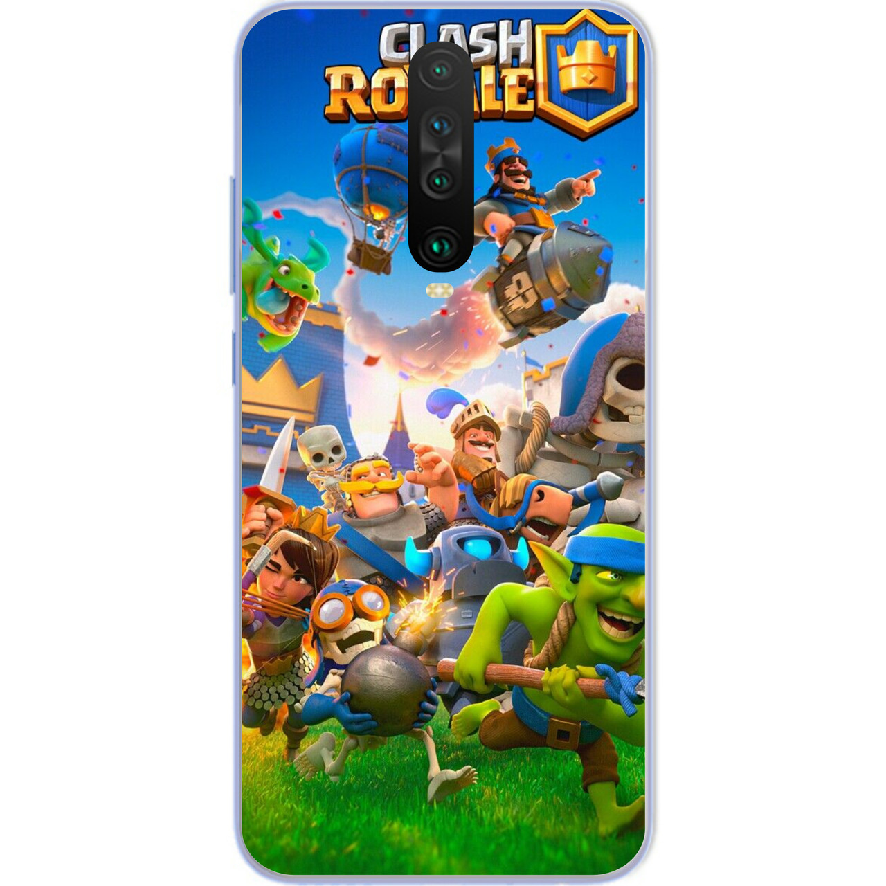 

Чехол для Xiaomi Redmi K30 с картинкой Игра Clash Royale Герои, Разные цвета