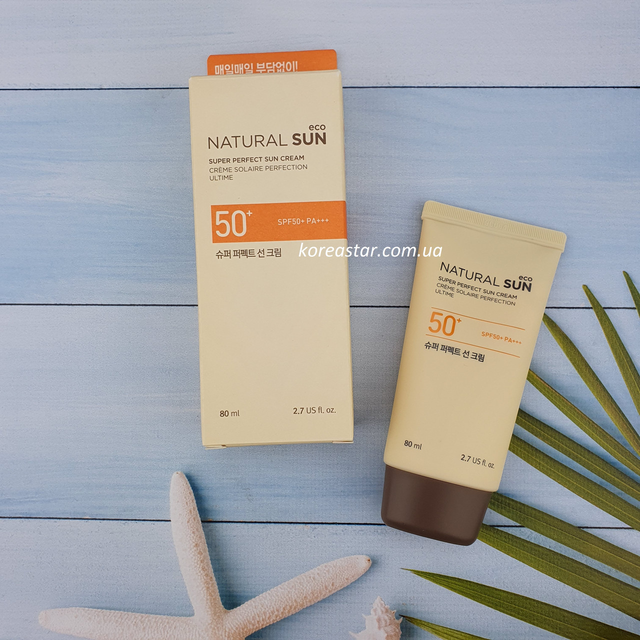 

Солнцезащитный крем для сухой кожи The Face Shop Natural Sun Eco Super Perfect Sun Cream 80 мл