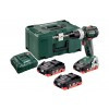 

Аккумуляторный шуруповерт Metabo SB 18 LT BL 3*4.0 Ач LiHD