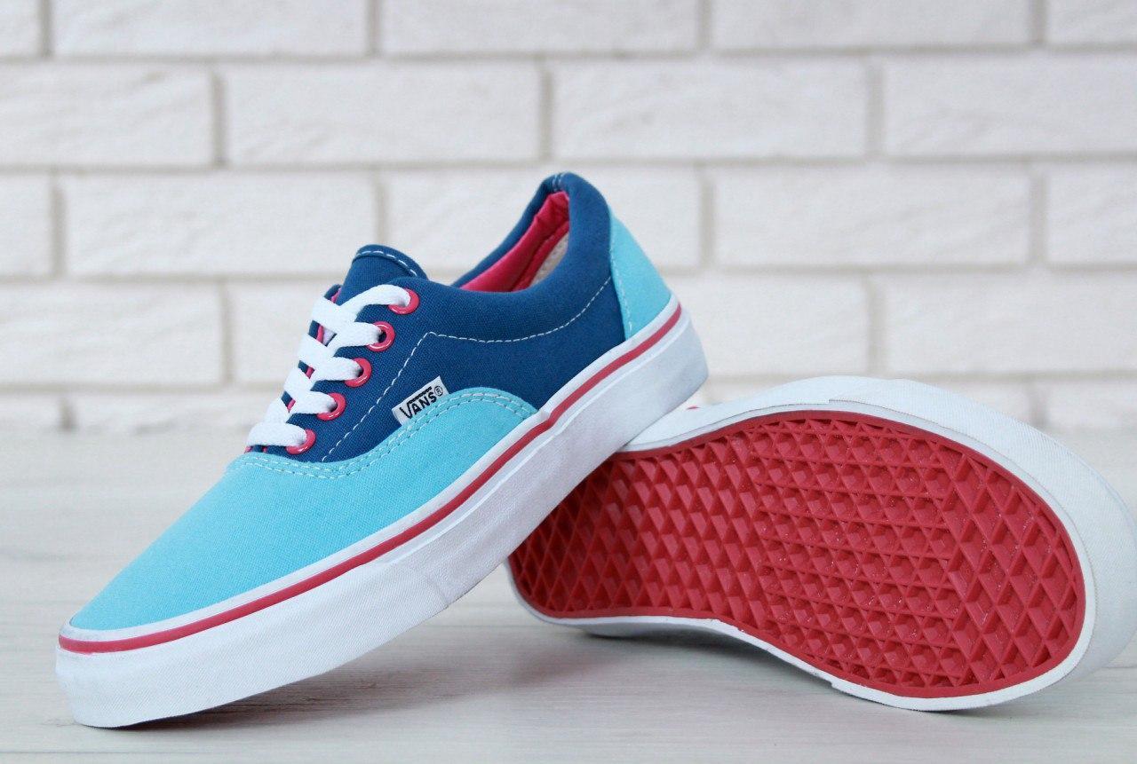 vans blue red and white