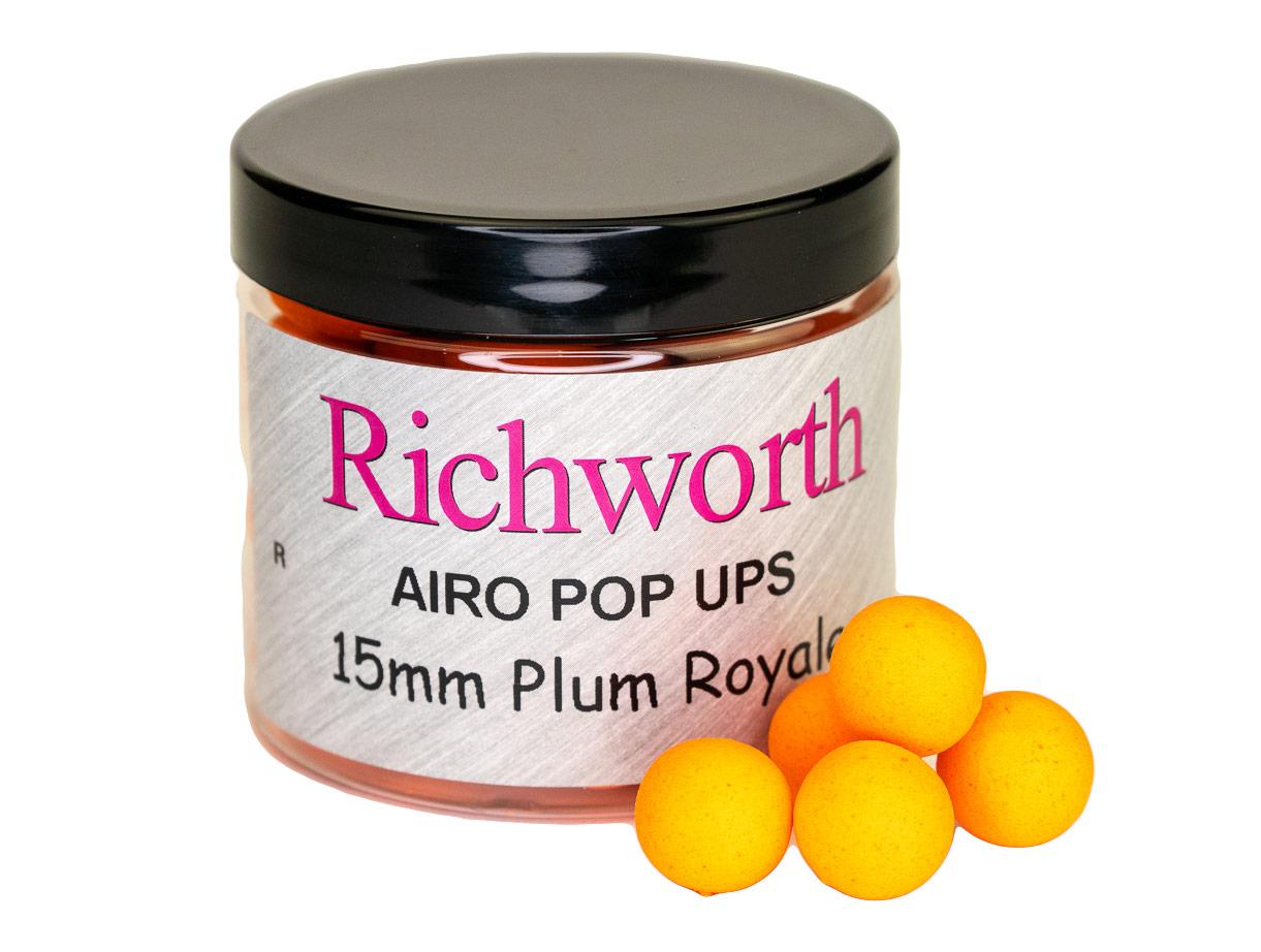 Бойлы плавающие Richworth Airo Pop-Up Plum Royale 15мм, 200мл