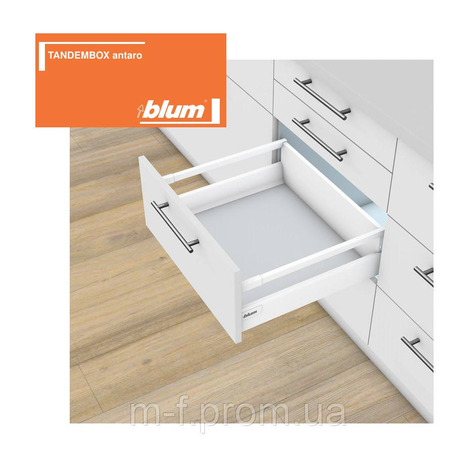 

TANDEMBOX antaro, 270 мм, D(204.3)(низкий), белый с релингом / blum (Австрия)