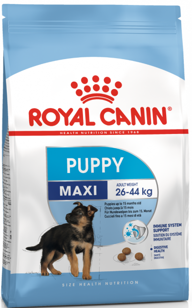 

Сухой корм Royal Canin Maxi Puppy для щенков крупных пород до 15 месяцев (4 кг)