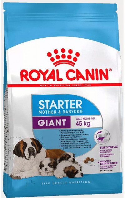 

Сухой корм Royal Canin Giant Starter Mother & Babydog для щенков и беременных собак гигантских пород (15 кг)