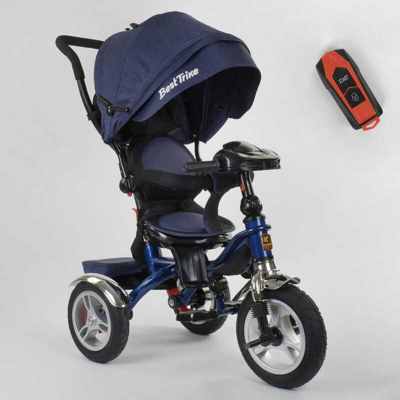 

Велосипед 3-х колёсный 5890 / 83-067 Best Trike ФАРА C USB, ПОВОРОТНОЕ СИДЕНИЕ, СКЛАДНОЙ РУЛЬ, Рус.озвучка, НАДУВНЫЕ КОЛЕСА, ПУЛЬТ(свет,звук